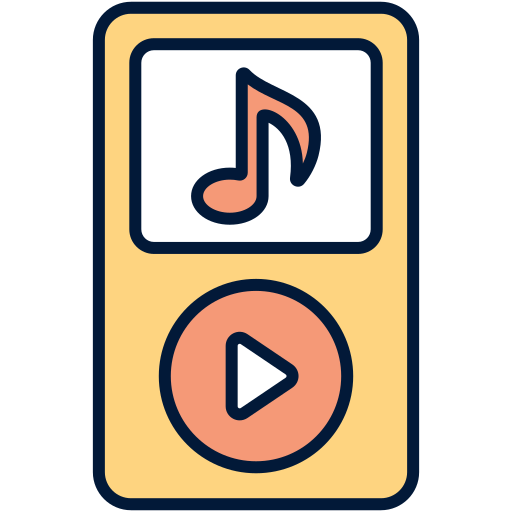 reproductor de mp3 icono gratis