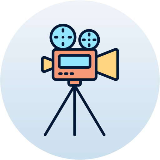 cinematográfico icono gratis