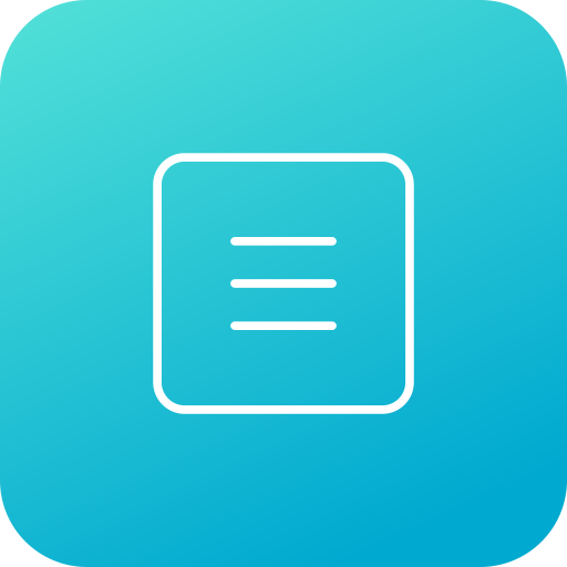 Menu Generic Flat Gradient icon
