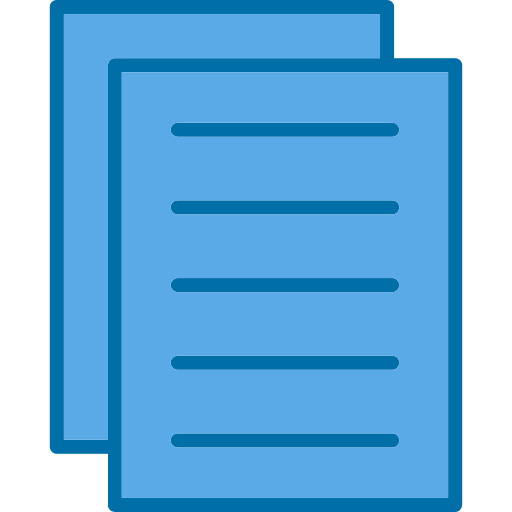 Document Generic Blue icon