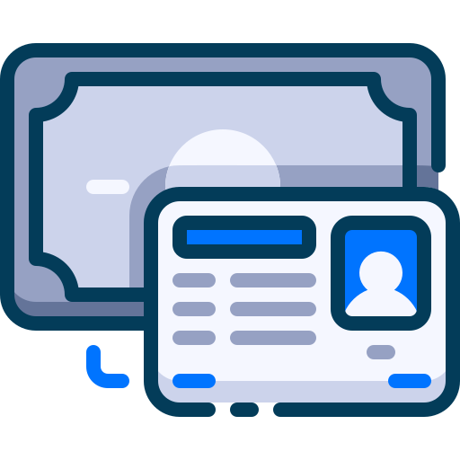 Удостоверение личности бесплатно иконка Удостоверение личности бесплатно иконка
