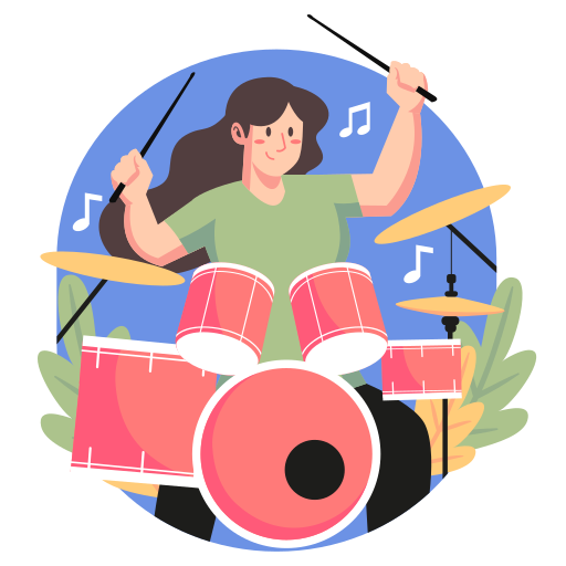 le batteur gratuit sticker