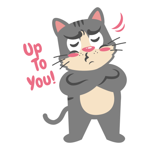 Angry Cat Gif Stickers for Sale