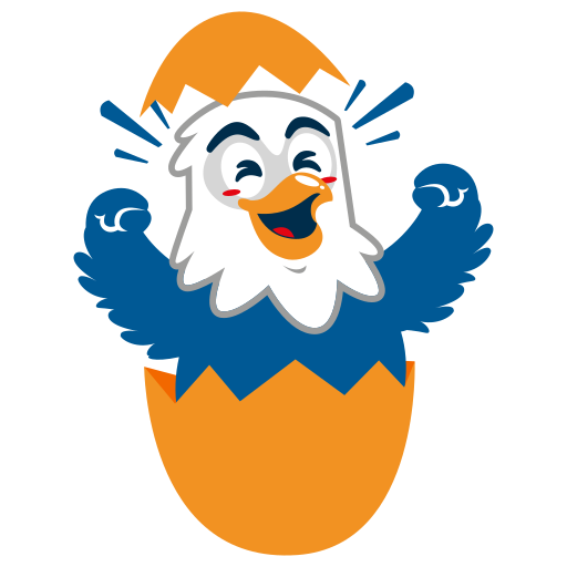 Egg free sticker
