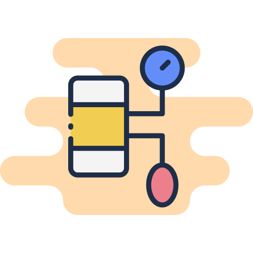 medidor de presión arterial icono gratis