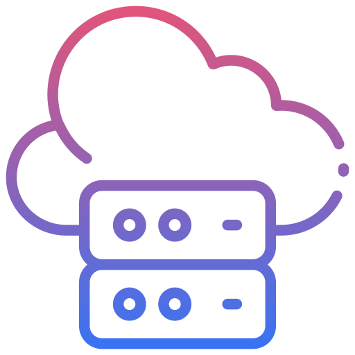 alojamiento en la nube icono gratis