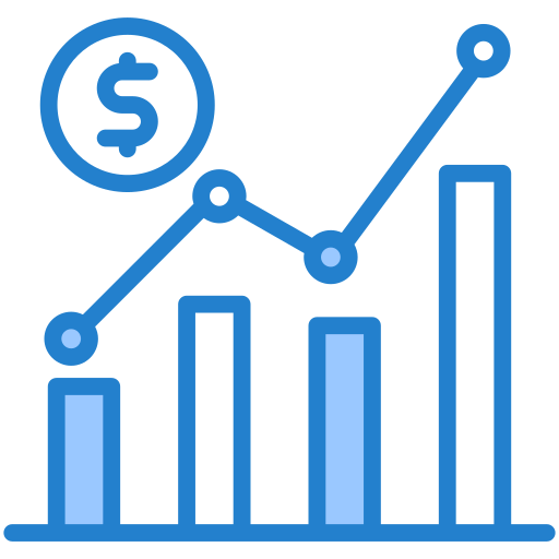 bolsa de valores icono gratis