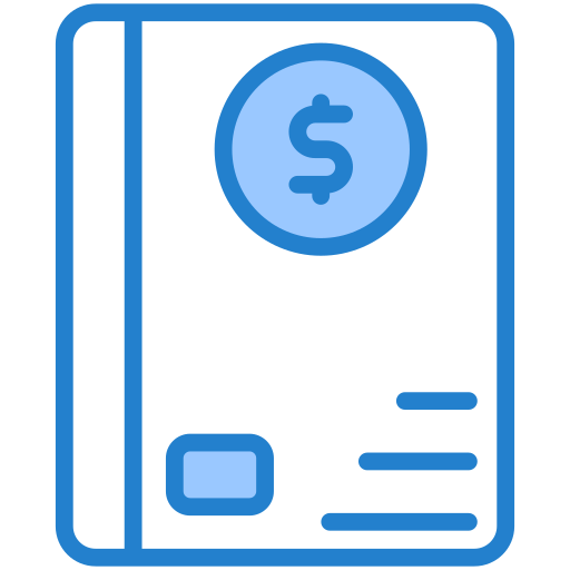 libro de contabilidad icono gratis