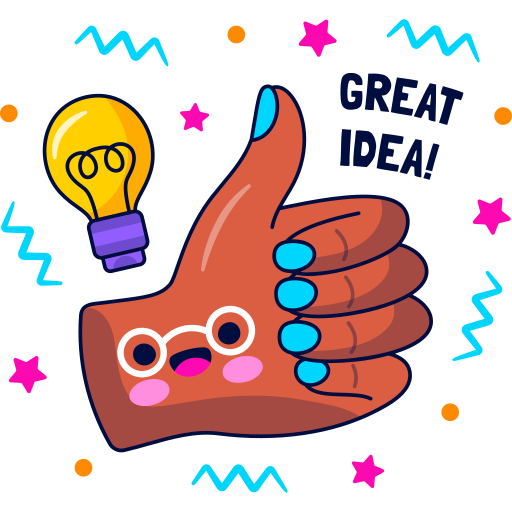 pulgar arriba gratis sticker