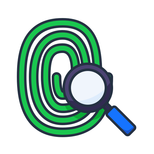 huella dactilar icono gratis