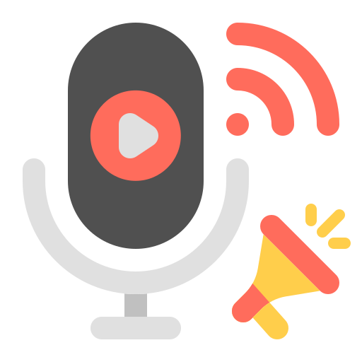 pódcast icono gratis