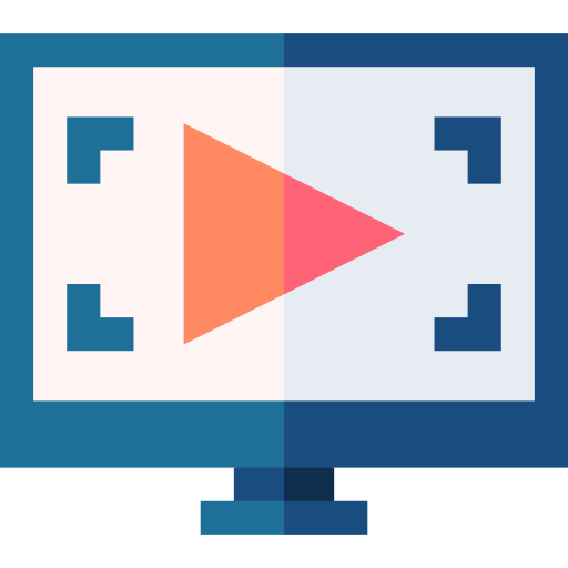 Video Basic Straight Flat icon