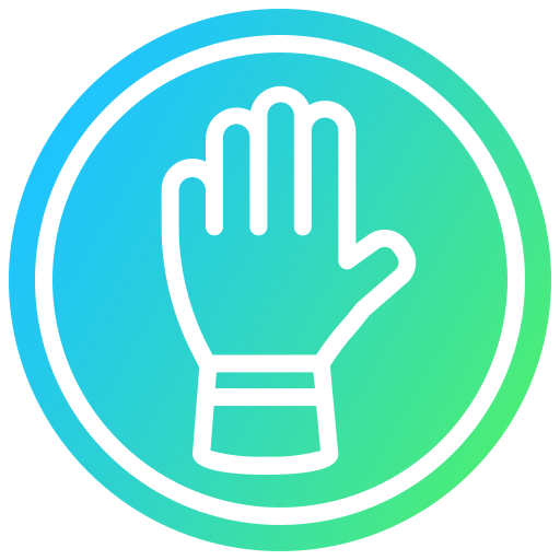 Raise hand free icon