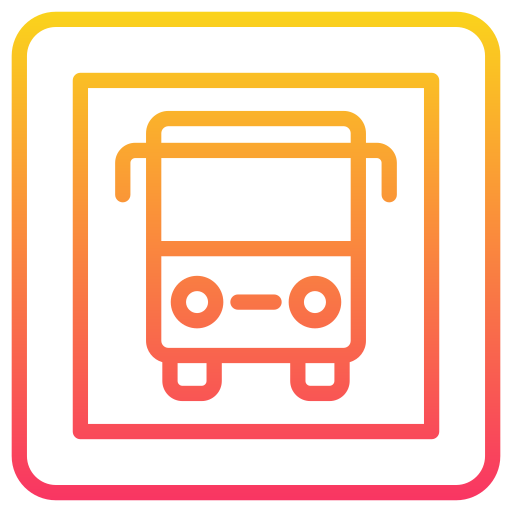 parada de autobús icono gratis