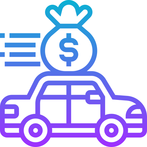 Car loan Meticulous Gradient icon