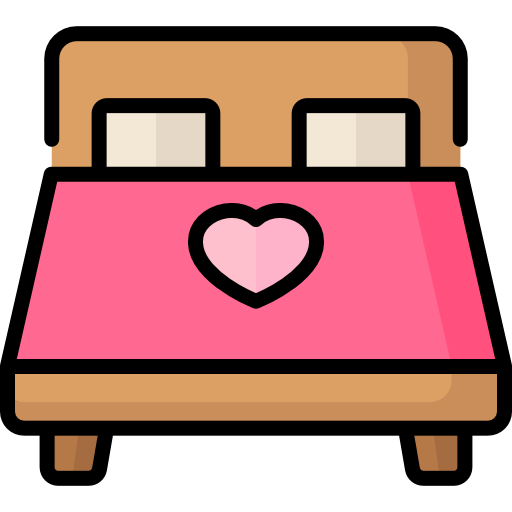 cama matrimonial icono gratis