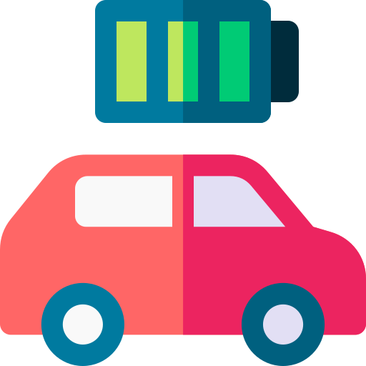 Electric car free icon Electric car free icon