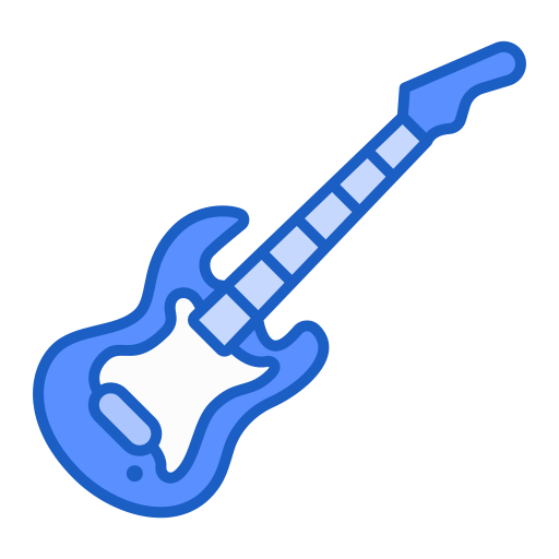 guitarra electrica icono gratis