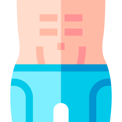 abdominales icono gratis