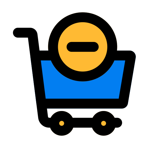 eliminar carrito icono gratis