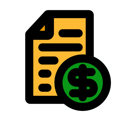 Invoice free icon