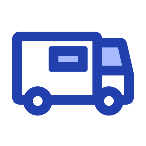 Delivery truck Generic Blue icon