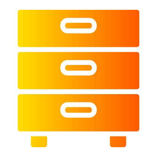 Drawer Generic Flat Gradient icon