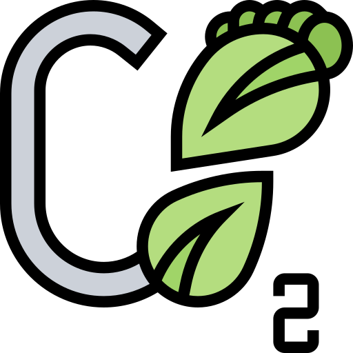 empreinte carbone Icône gratuit