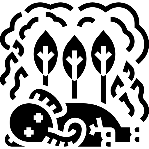 Forest fire free icon