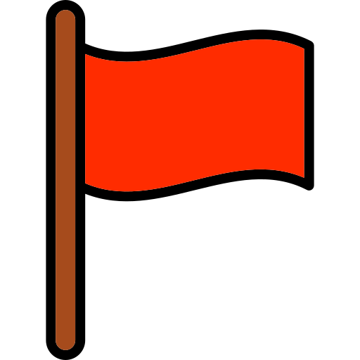 Flag Generic Outline Color icon