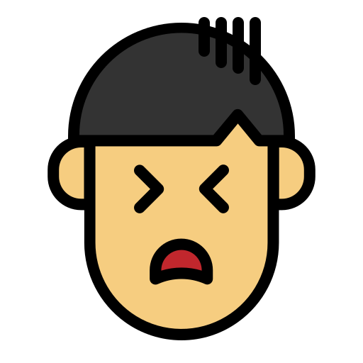 Sad face free icon