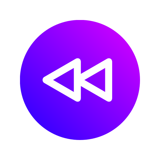 retroceso rápido icono gratis