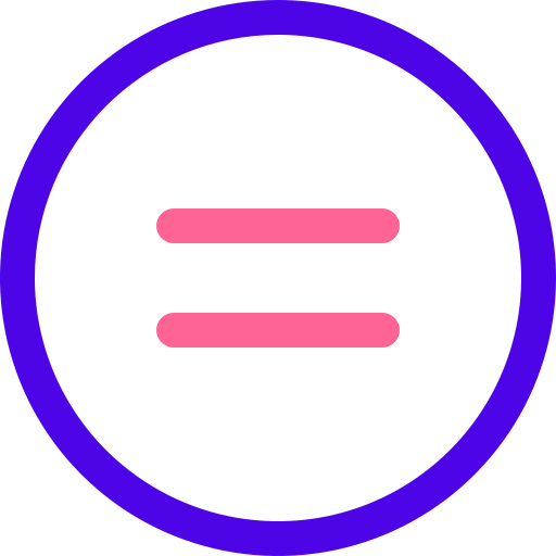 Equal - free icon