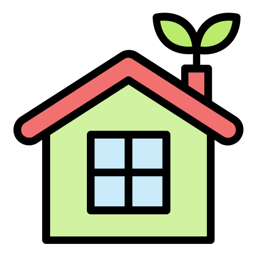 casa ecológica icono gratis