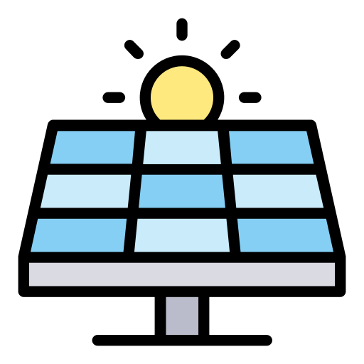 panel solar icono gratis