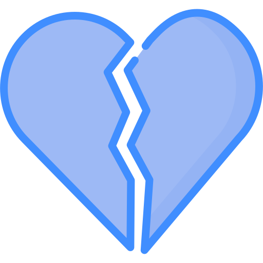 Heartbreak Generic Blue icon