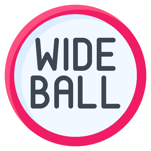 Wide ball free icon