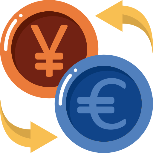 Currency exchange Generic Flat icon