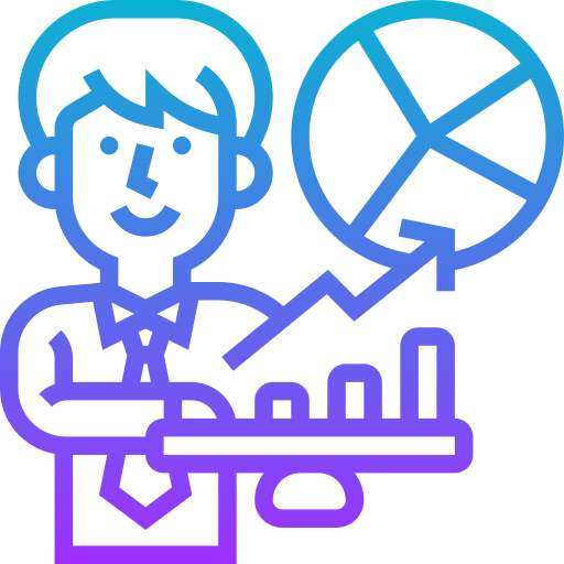 bolsa de valores icono gratis