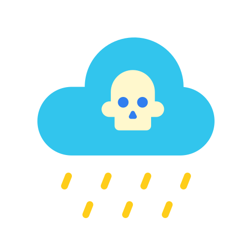 pluie acide Icône gratuit pluie acide Icône gratuit