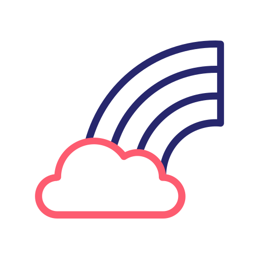 Rainbow free icon