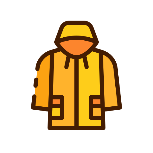 Raincoat free icon