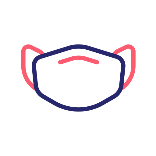 Face mask Generic Outline Color icon
