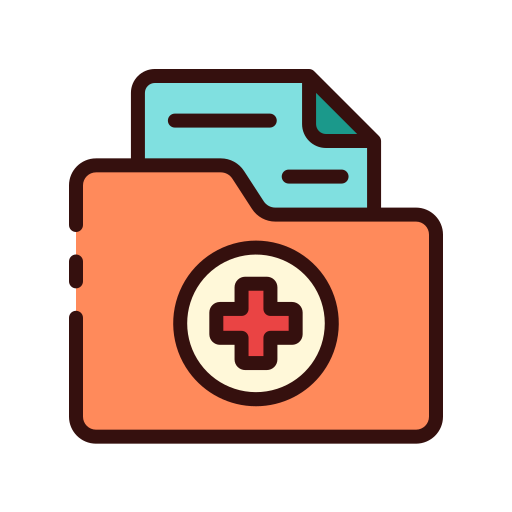 expediente medico icono gratis