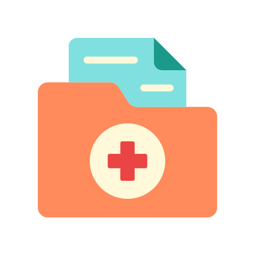 expediente medico icono gratis