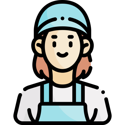 female worker clipart