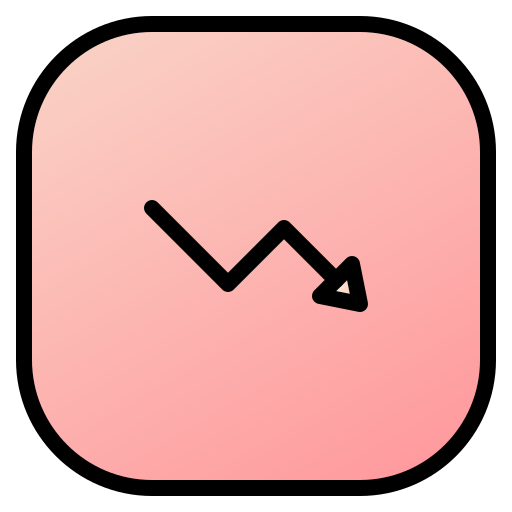 tendencia icono gratis