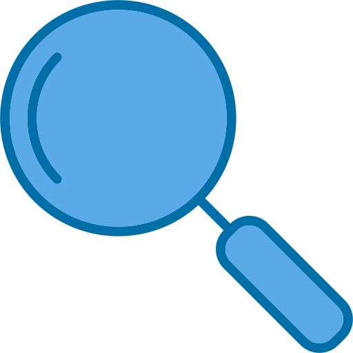 Search Generic Blue icon