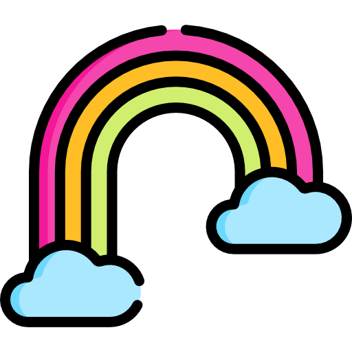 arco iris icono gratis