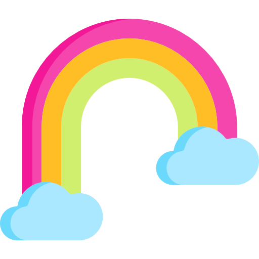 arco iris icono gratis